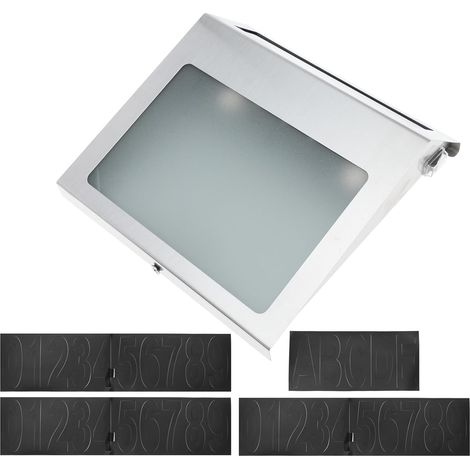 Applique solaire murale pour plaque de numéro de porte LED (1/5)