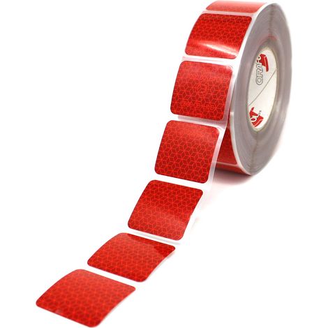 Orafol Reflexite VC 104 Curtain Grade - Nastro riflettente per contorni, colore: rosso, 1 metro (1/5)