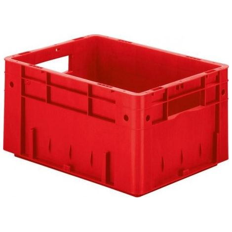 Bac de transport LA-KA-PE L400xl300xH210mm - VTK 400/210-2 ROUGE (1/2)