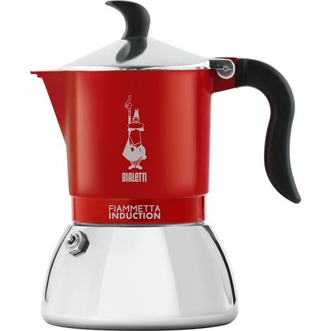 Bialetti La Fiammetta Kaffeemaschine rot 4 Tassen