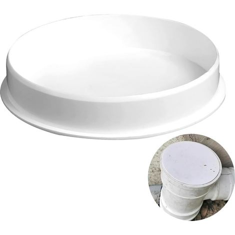 Blanc cassé,Couvercle pour tuyau de ventilation 100 - Couvercle de tuyau 100 mm - En PVC - Pour tuyaux de drainage (1/5)