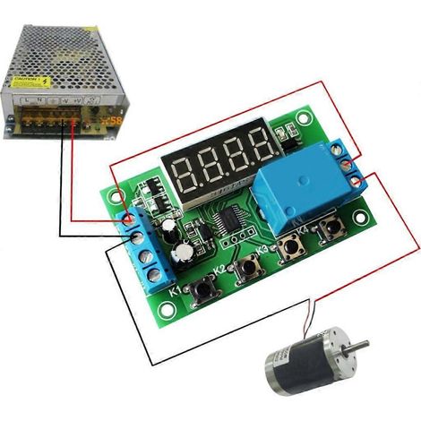 Carte de module de temporisation YYC-2S 5V unidirectionnelle pour électrovannes et commande de moteurs (1/4)
