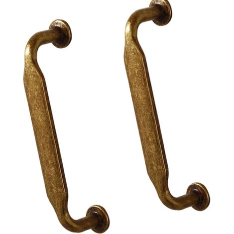 Lot de 2 poignées tiroir en alliage zinc, décoratives simples (1/5)