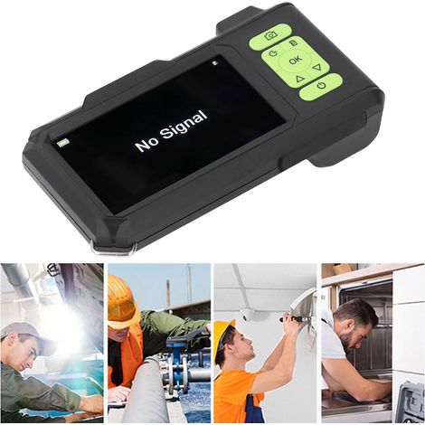 4,3-Zoll-IPS-Bildschirm, 1080P-Hochauflösungs-Industrieendoskop, 8-mm-Einzellinse, tragbare Kamera für Automobilrohre, 5 m. (1/5)