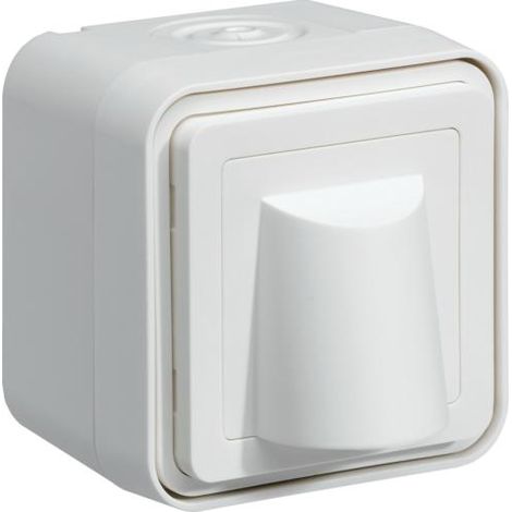 cubyko Sortie de câble saillie blanc HAGER WNC155B