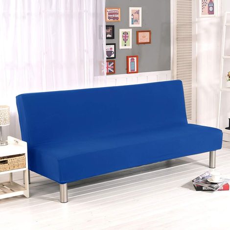 Funda para sofá cama de 3 plazas sin brazos, funda elástica para sofá cama.