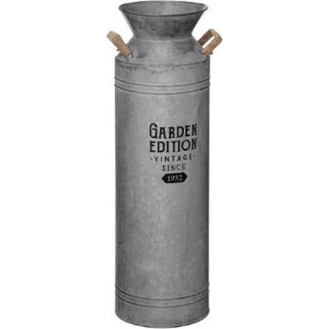 Pot à Lait Déco Vintage "Zinc" 61cm Gris (1/3)