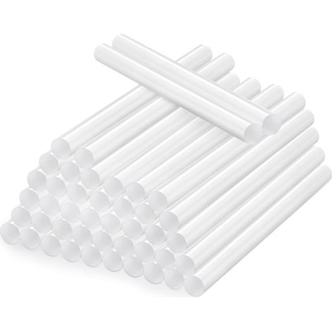 200Pcs Baton de Colle pour Pistolet 7mm x 100mm, Colle Pistolet à Colle, Baton Colle Pistolet Transparents, Colle Chaude pour Réparations DIY pour Coller Bois, Plastique, Papier (1/5)