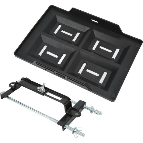 Support de batterie robuste pour voiture et bateau, platine de fixation réglable universelle, compatibilité séries 27/30/31, kit 28 plaques + 27 supports (1/5)