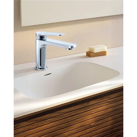 Miscelatore per lavabo senza scarico in ottone cromato Momo (1/3)