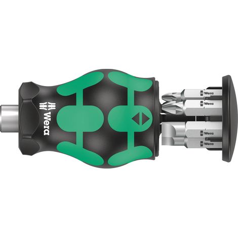 Wera Kraftform Kompakt Stubby Magazin 4 Cacciavite a taglio multiplo Cacciavite a lama piatta