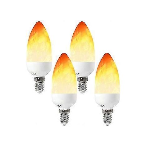 Set mit 4 LED-Leuchten E14 2W 25lm 28 x 2835 SMD AC 85-265V für Heimdekoration, Schlafzimmer