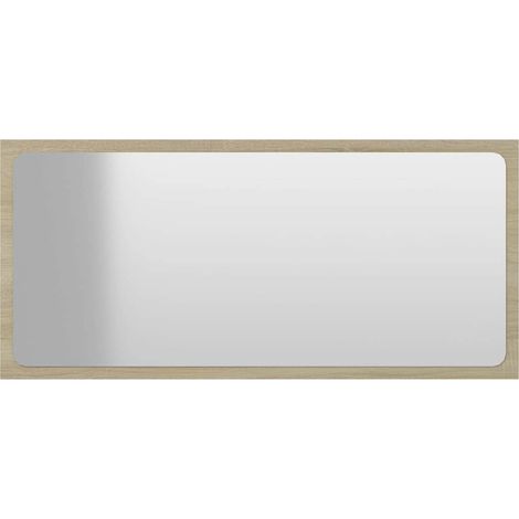 Specchio da Bagno  Mobile da Bagno Rovere Sonoma 80x1,5x37 cm Legno Multistrato (1/5)