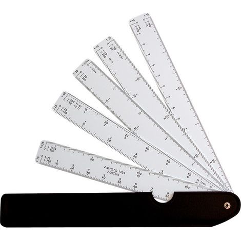 righello pieghevole aristo plastica 15 cm pieghevole