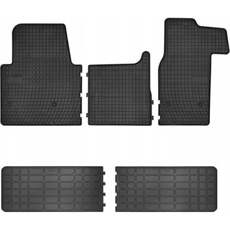 TAPIS EN CAOUTCHOUC RENAULT Master 3 2010-2024 7 personnes Doka Brigade (1/5)