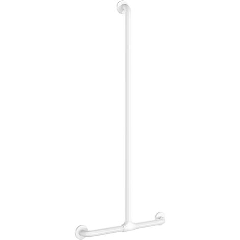 Delabie main courante en T réglable D32 1150x500mm nylon blanc (1/2)