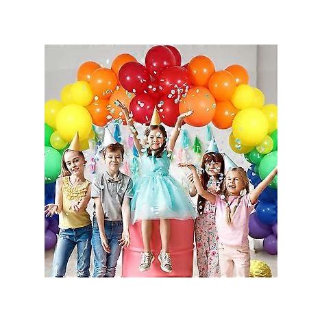 Ballon-Set, Regenbogen-Bastelset für Geburtstagsfeiern, Weihnachten und Heimdekoration, 126 Teile