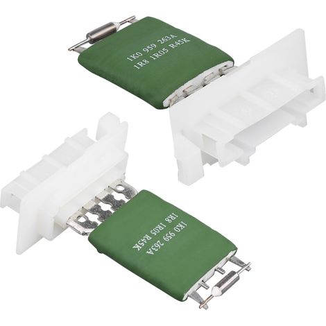 Ventilateur de chauffage résistance régulateur pour Seat Skoda 1K0959263A - Pièce auto moteur soufflerie, contrôleur d'air chaud, compatible véhicule, remplacement direct, qualité OEM. (1/5)