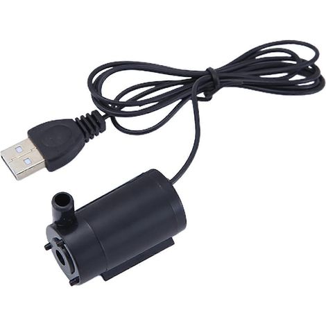Pompe à eau miniature USB basse tension, polyvalente et compacte. (1/5)