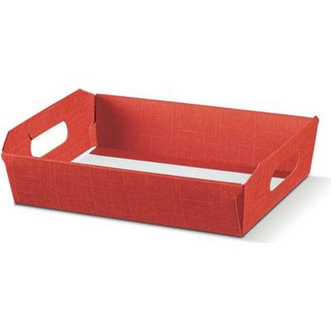 Cesto 350X260X70 Seta Rosso 13627 X1