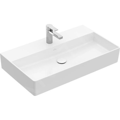 Villeroy & Boch Memento 2.0 lavabo mural, 1 trou pour robinet, (1/5)
