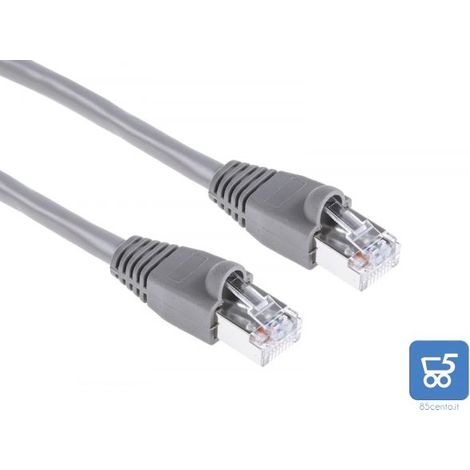Cavo di Rete CAT6 patch 550 MHz 30 Metri Rivestito Premium Grigio Lan