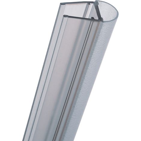 Joint d'étanchéité de douche bas ou intervolet vertical Universel, Schulte, 200 cm recoupable, pour élément fixe pivotant ou bas 6 - 8 mm, E100078-8-3-99