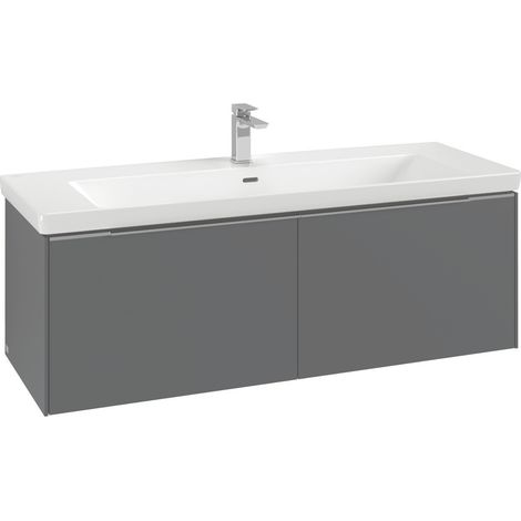 Villeroy & Boch Subway 3.0 armoire sous lavabo, 2 tiroirs, (1/2)