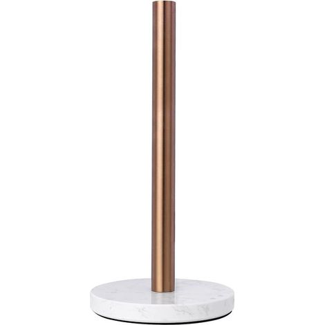 Porte-essuie-tout sur pied avec base en marbre pour cuisine et salle de bain(Bronze) (1/5)