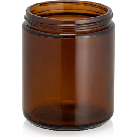Barattolo di vetro marrone da 250 ml