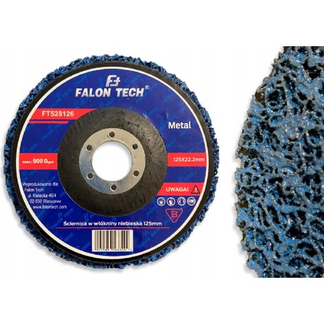 Disque en fibre abrasive pour rouille brosse à fil Murzyn pour meuleuse 125mm (1/5)