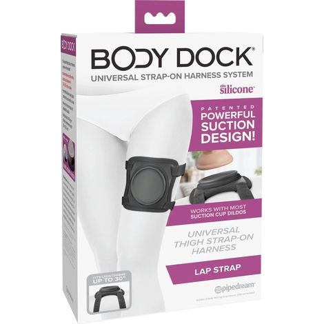 Body Dock Lap Strap - Arnés cómodo con correa para el muslo de Pipedream (1/5)
