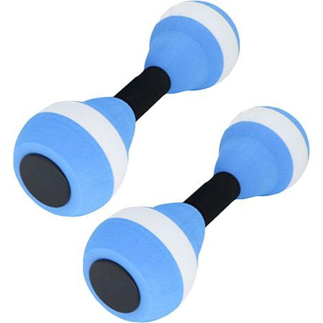 Lot de 2 haltères aquatiques en mousse EVA pour exercices d'aquagym - Pour exercices de piscine, aquagym, renforcement (1/5)