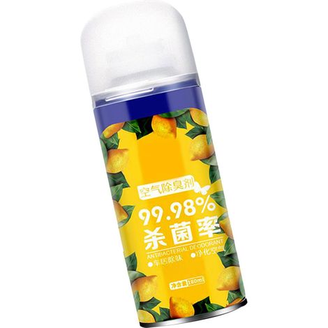 Spray désodorisant concentré, parfum citron rafraîchissant, spray désinfectant pour voiture (1/5)