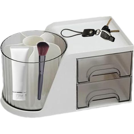 Desk pen organizer, rotating desk pen holder, rotating and