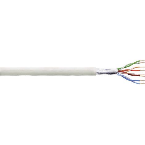 LogiLink CPV0013 Cavo di rete CAT 5e F/UTP 4 x 2 x 0.13 mm² Grigio 100 m