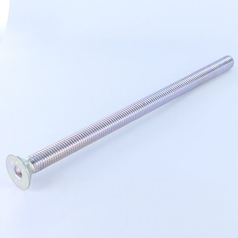 Vis métaux FHC tête fraisée empreinte hexagonale creuse Clé de 6 HC6 M10X180 Filetée sur 180 Classe 8.8 Acier (1/2)