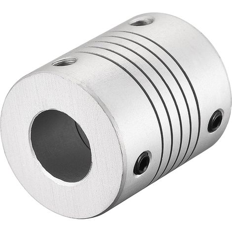 Coupleur Arbre Moteur - 1 Pièce - Alliage d'Aluminium - Flexibilité et Zéro Jeu - Pour Encodeurs et Vis Mères - 12mm x 12mm x 30mm (1/4)