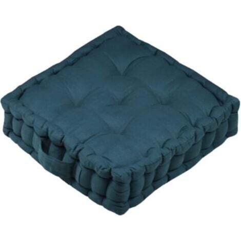 Floor Cushion - Size 42 x 42 x 10 cm - Emerald Colour - Exceptional Quality Model - Comfortable Seat