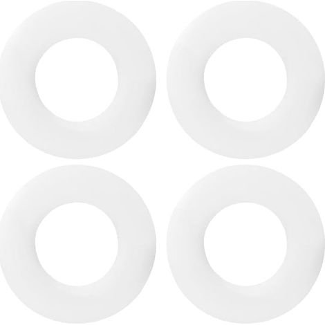 Lot de 4 Joints de Cloche de Chasse d'Eau WC Joint Plat Silicone