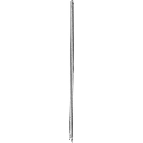 Aiguille de ventilation pour perruque et barbe 0,6mm en acier inoxydable, outil de tressage de cheveux, crochet pour confection de perruques (1/5)