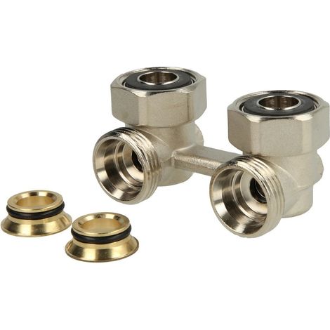 Bloc de robinet Vekotrim bitube équerre 3/4'' FM