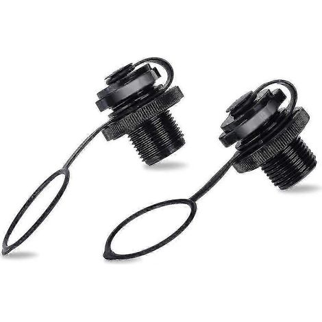 Lot de 2 valves de rechange Intex pour kayak, bouchon de gonflage unidirectionnel pour embarcations gonflables (1/4)