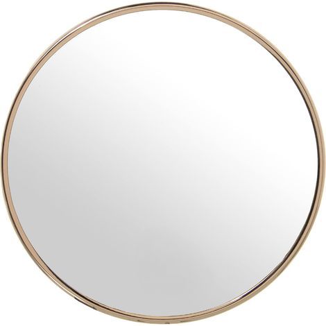 Small makeup mirror with suction cup, 30X magnifying travel mirror for travel makeup, gold (1/4)