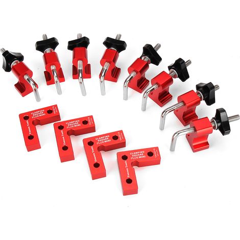 28-teiliges Mini-L-förmiges quadratisches Befestigungselement  Tischler-Quadratlineal  Holzbearbeitungswerkzeug – 120 mm TN-0218