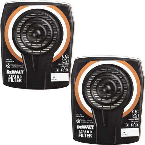 Dewalt A2P3 R D Combination Filters DXIR1FFMLA2P3 DXIR1FFMMA2P3 DXIR1HMLA2P3 (1/5)
