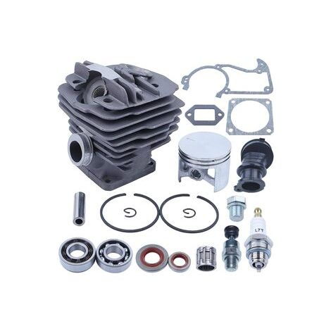 Kit cylindre compatible Stihl MS360 et 340 – Diamètre 48 mm – Avec joints SPI, tubulure admission et piston – Réf 1125 020 120