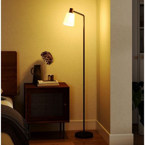 Lampadaire LED noir, tête orientable 350°, 3000K/4000K/6500K, 148 cm HAVRYA (1/5)