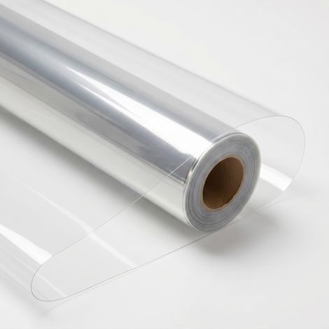 Film Adhésif Transparent en Rouleau 60 cm x 5000 cm Sticker Mural pour Écriture Revêtement Murale Transparent Tableau Autocollant Décoratif et Pratique pour Bureau École Maison (1/5)