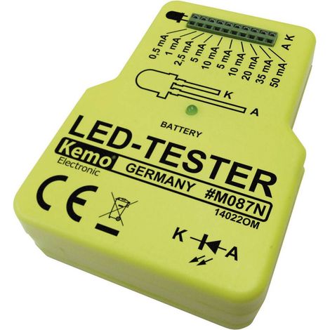 Kemo M087N Tester LED Componente sfuso 9 V/DC (1/5)